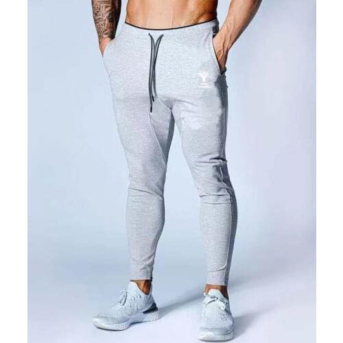 Fitness Pants Autumn and Winter Sports Mens Running Slim Small Foot Leisure Pants
