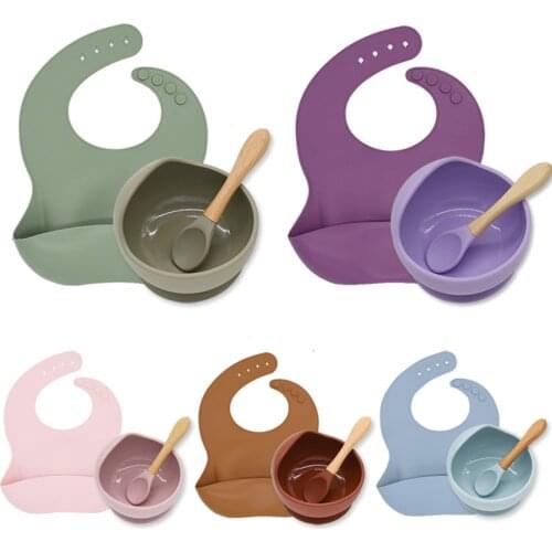 PINK SWAN Silicone Bibs For Babies