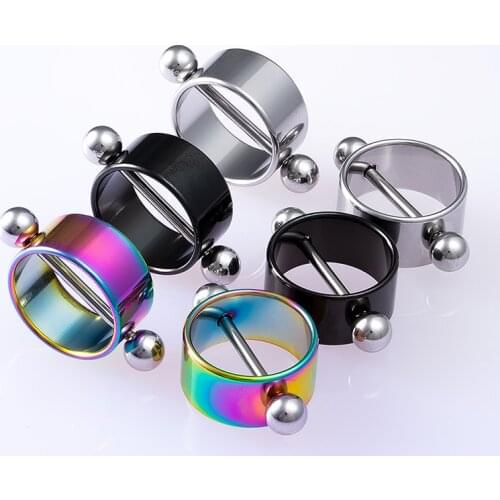 2pcs Sexy Nipple Ring Piercing Stainless Steel Nipple Shield Barbell Breast Jewelry Bar for Women Body Jewelry 14G Accessories