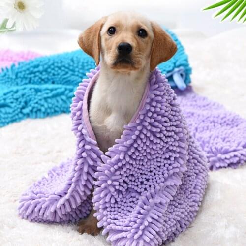 Pet towel dry hair towel strong absorbent cat dog universal pet supplies grooming glove Bath towel Quick-drying comb