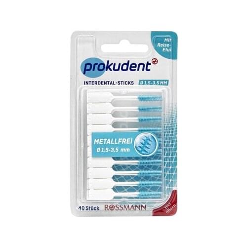 Prokudent Metal-Free Interdental Interface Brushes 40 Pieces - 1,5 - 3,5 mm