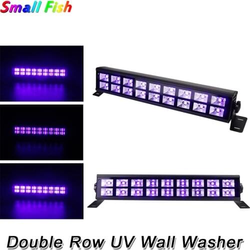 Remote Control LED Wall Washer Lights 18X3W UV Color LED Bar Lights With Running Horse Functions For Indoor Disco Party Shows