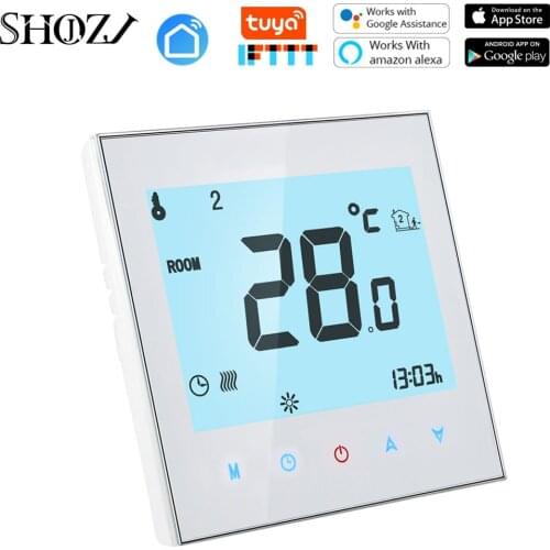 TUYA WiFi Thermostat Temperature Controller for Electric Heating Alexa google assistant Control Thermoregulator for Warm Room