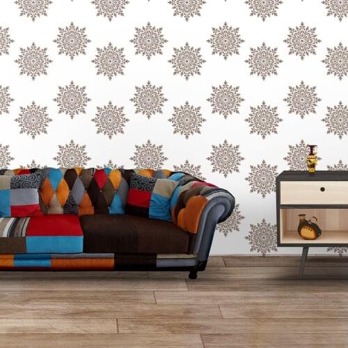 Mandala Stencil Tasarımı-1, Painting Template 30x30 Cm, Walls, Tiles, furniture For Easy and Practical Pattern Application