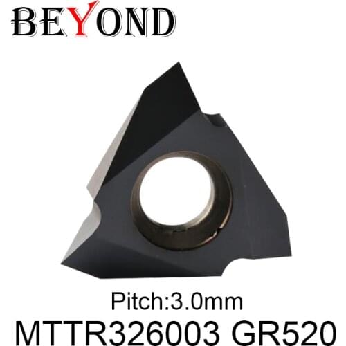 TT32R6003 GR520/MTTR326003 GR520.Vertical universal thread blade pitch is 3.0mm,D 9.525,T 3.18,R0.3 partialprofile 60