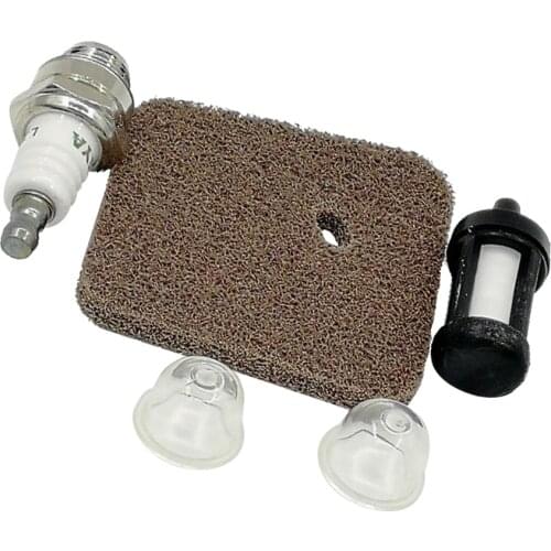 Air Spark Plug For Stihl FS38 FS45 FS46 FS55 HS45 W/ Primer Bulb