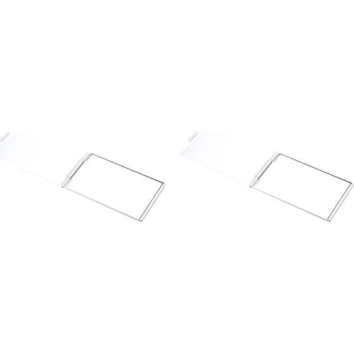 2pcs/set Handheld MakeUp Mirror for Purses And Travel - Pocket Size Small Portable Folding