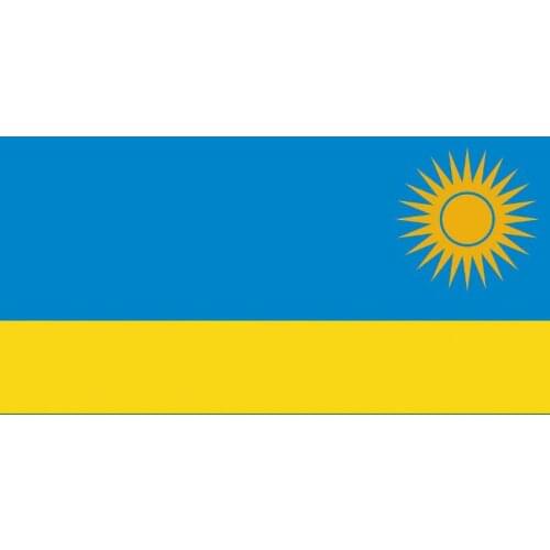 Free shipping Rwanda Flag 150x90cm custom flag banner at all size national flags