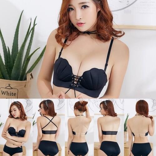 Womens Bra Seamless Underwear Wire Free Sexy Lingerie Super Push Up Tops Female Bralette