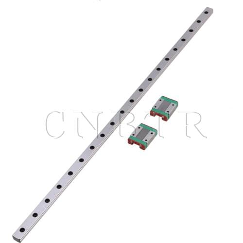 CNBTR 50cm MGN12 Guide Linear Sliding Rail & 2 Linear Sliding Block Device Set