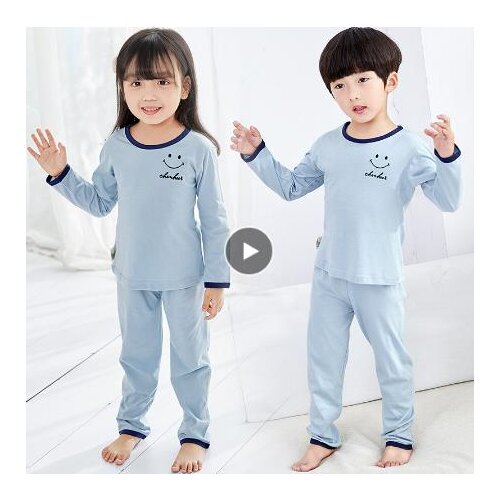 Home service pajamas suit fashion cotton cartoon warm pajamas set spring and autumn girls long-sleeved round neck pajamas + pant
