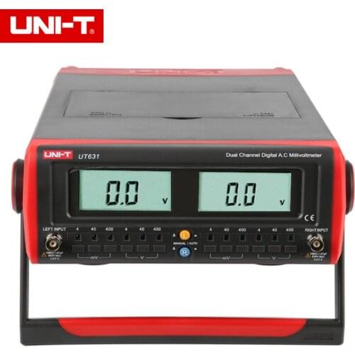 UNI-T UT631 Dual-Channel Digital Display AC Millivolt Meter