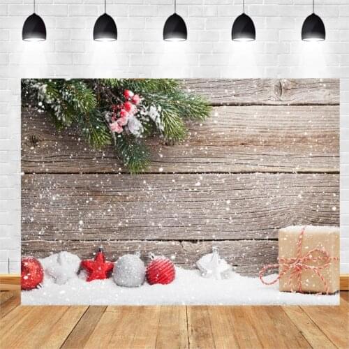 BEIPOTO Christmas Photography Backdrop Xmas Background for Kids family party decor photo studio booth props wood wall shoot B254