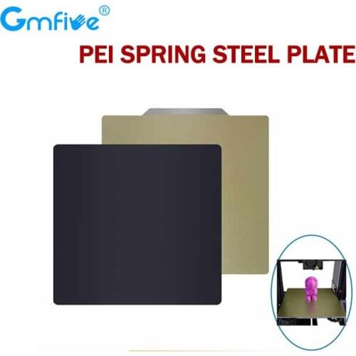 GmFive PEI Spring Steel Sheet PEI Build Plate Surface Platform for CR-10S pro Ender3/5 Prusa Mini Biqu B1 3D Printer Heated Bed