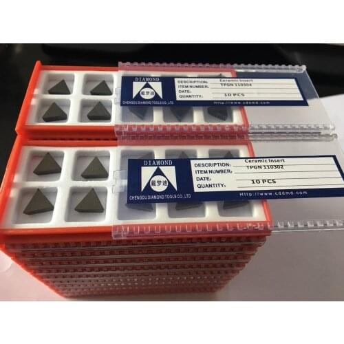 Ceramic insert TPGN10302 & TPGN110304