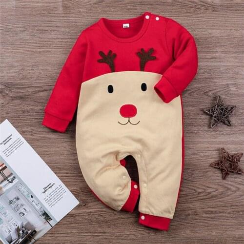 Newborn Baby Boys Girls Romper Cartoon Print Cotton Long Sleeve Jumpsuit Infant Clothing Pajamas Toddler Baby Clothes Outfits 35