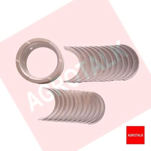 Set of bearing including main bearing, connecting rod bearing and thrust rings as picture showed for YTO 1004 with LR6105T10