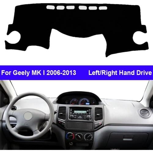 Car Auto Inner Dashboard Cover For Geely MK I 2006 - 2013 Center Console Protector Carpet Dashmat Reduce Sun Shade 2012 2011