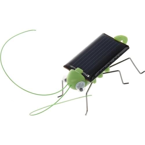 Solar Powered Grasshopper. Just Place in the Sun and Watch its Legs Jiggle and Wiggle
