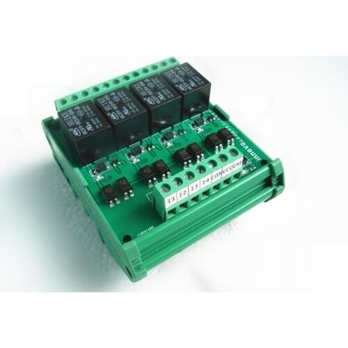 Octal 4 relay module module control board driver board microcontroller 5V 12V 24V PLC