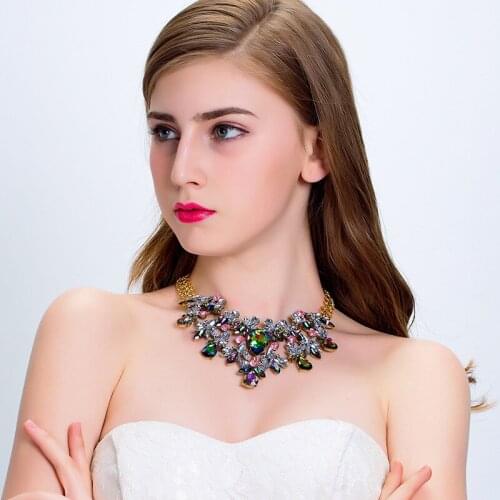 Women Statement Jewelry Exaggerated Necklace Punk Collar Female Retro Accessories