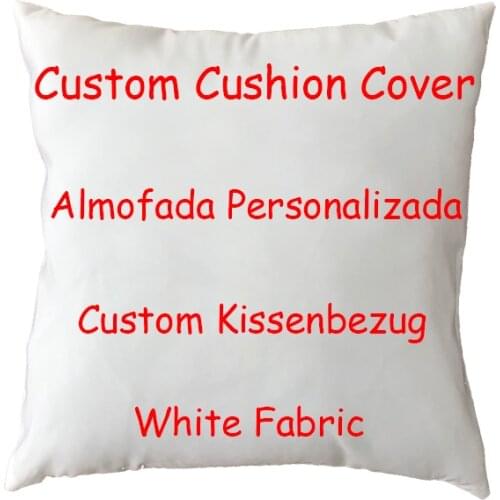 Popular DIY Custom Image Cushion Cover Living Room Polyester Peach Skin Outdoor Rock Chair Decor Custom Personalized Pillow Case