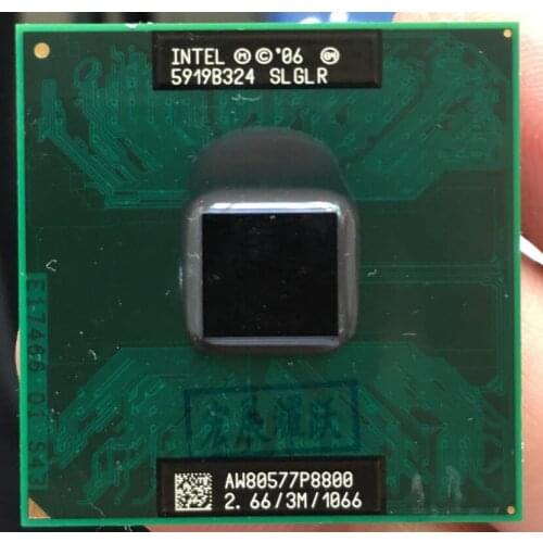 Intel Core 2 Duo P8800 CPU Laptop processor PGA 478 cpu 100% working properly