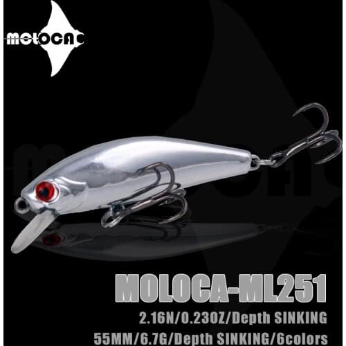 2021 Fishing Lure Minnow Floating Water Baits Weights 6.7g Peche Pike Fish Tackle Goods Articulos De Pesca Isca Artificial Lures