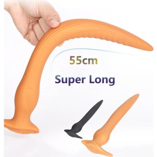55cm Super Long Anal Dildo Big Butt Plug Anal Dilator G spot Stimulator Sex Toys For Man Woman Adult Masturbator Erotic Products