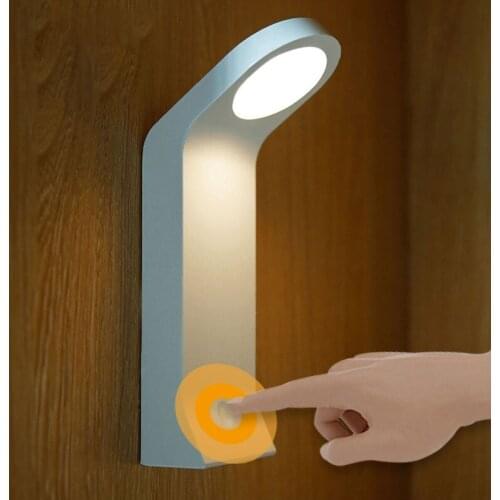 USB Charging LED Lamp Childrens Table Lamp Creative Touch Primary School Bedroom Plug-in Wall-mounted Induction Night Light
