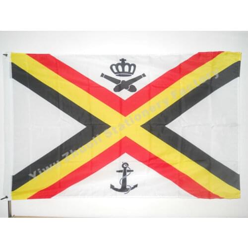 Belgium Naval Flag 150X90cm (3x5FT) 120g 100D Polyester Double Stitched High Quality Banner Ensign Free Shipping