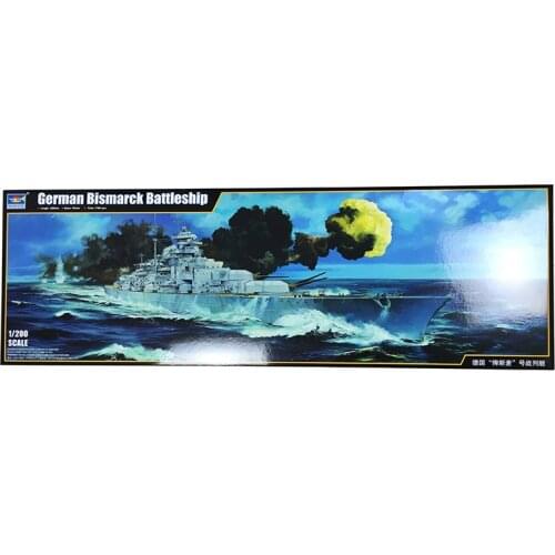 Trumpeter 03702 1/200 Scale Warship German KM Bismarck Battleship Static Model TH05785-SMT6