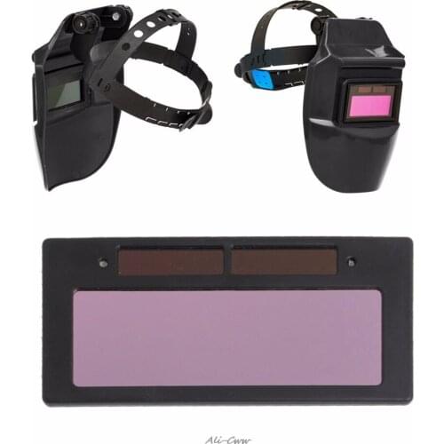 2021 New Arrival 10.8x5.2cm Welding Filter Eye Mask Solar Auto Darkening Welding Helmet Welder Cap Fully Automatic