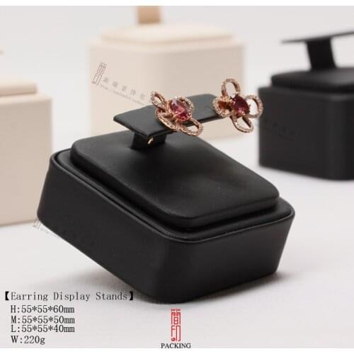 3PCS/Set Newest Jewelry display stands Jewelery holder For earrings Black and Beige Color Ring display stands