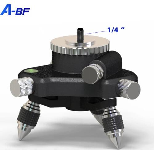 A-BF Tripod Tripod Bracket Base 1/4'' Interface Fine Adjustment Tripod Stand For Laser Level GLL30G/GLL3-60XG