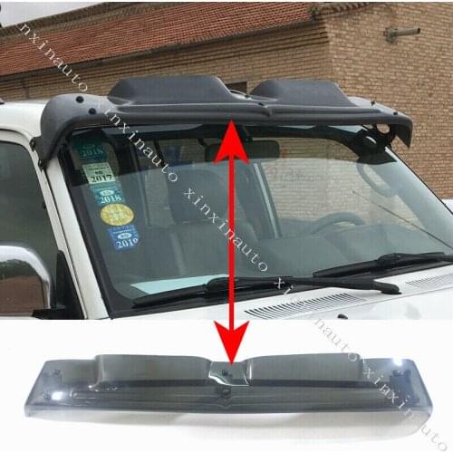 Car Front Spoiler Sun Visor Fits For Toyota Prado LC90 FJ95 3400 1998-2002 Rain Cover