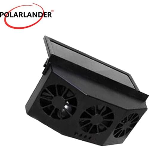Solar Energy Car Fan Air Vent Car Gills Cooler Air Purifier System Automatic Rechargeable Exhaust Fan 8W