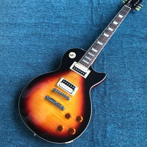 Free delivery, tiger maple top electric guitar, ，rosewood fingerboard , high quality electric guitar