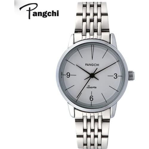 PANGCHI Brand Clock Women Watch Stainless Steel Watches Ladies Fashion Casual Watch Quartz Wristwatch Montre Femme