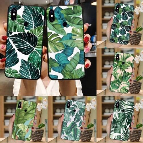 Retro flowers and leaves Phone Case For xiaomi Redmi 5 5A plus 7A 8 note 2 3 4 5 5A 6 7 GO K20 A2