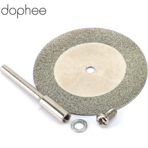 Dophee Saw Blade Diamond Cutting Pieces Grinding Slice Refine Jade Gem Stone Discs Dremel Rotary Tool 10PCS 40MM Hot