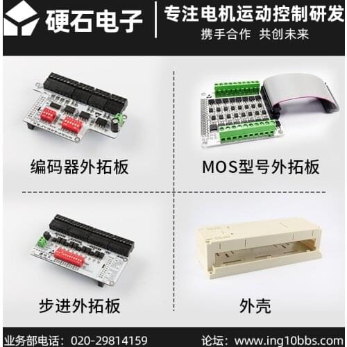 F4/H7 Stepping outside extension board Encoder External extension board Guide shell