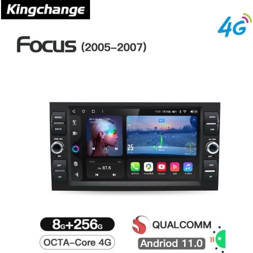 Kingchange Octa-Core 8" Car Video Player For Ford Focus 2 Ford Fiesta Mondeo 4 C-Max Radio Multimedia Stereo GPS Android