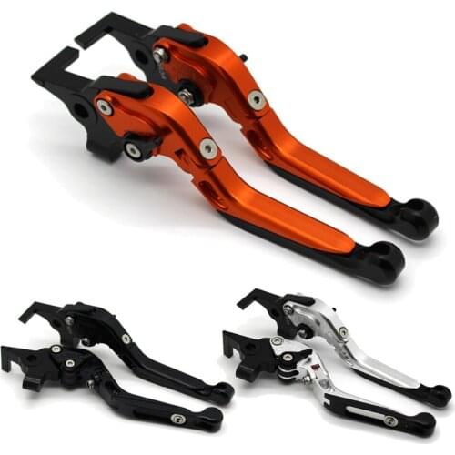 MOTORIST with logo Motorcycle Frame Ornamental Foldable Brake Handle Extendable Clutch Lever For SUZUKI B-KING BKING