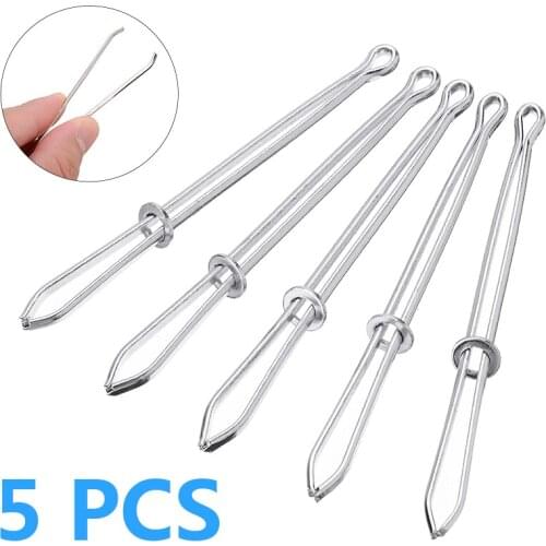 New Arrivals 5pcs/Set Bodkin Strap Elastic Ribbon Easy Insert into Casings Weaving Sew Tools For Sewing Craft Project