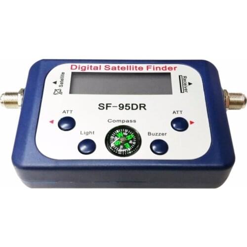 Onleny Digital Satellite Finder SF-95DR Meter Satlink Receptor TV Signal Receiver Sat Decoder DVB-T2 Satfinder