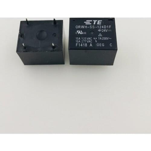 Original ORWH-SS-124D1F 5pin 10A 250VAC HF3FF-24VDC-1ZS relays