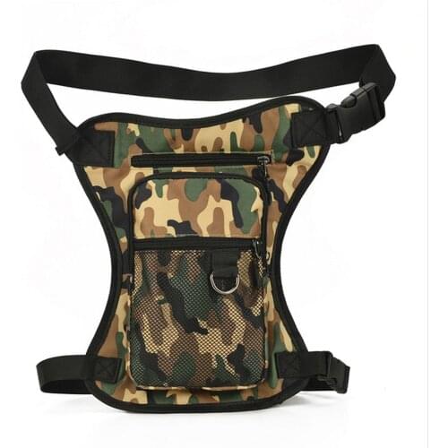 Waist Pack Motorcycle Drop Leg Bag for Men Women Oxford Thigh Waist Bum Hip Fanny Belt Bag Outdoor Hiking Sports Cyling Pack