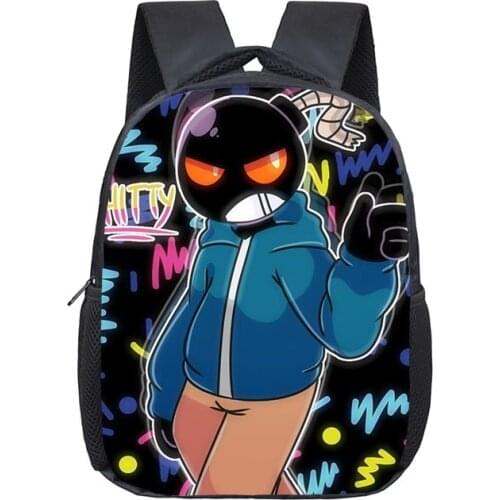 12 Inch Anime Game Friday Night Funkin School Bag Student Small Travel Bags Kids Backpack Boys Girls Shoulder Bag Mochila