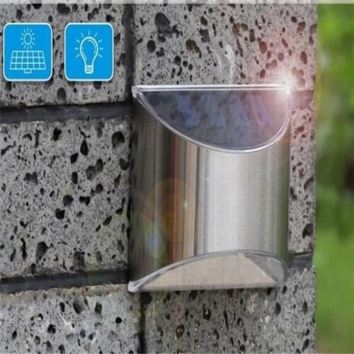 Solar Light Outdoor Led Solar Waterproof Sunlight Light Garden Decoration Outdoor Wall Lamp Stair Fence Lamp Garden Lights